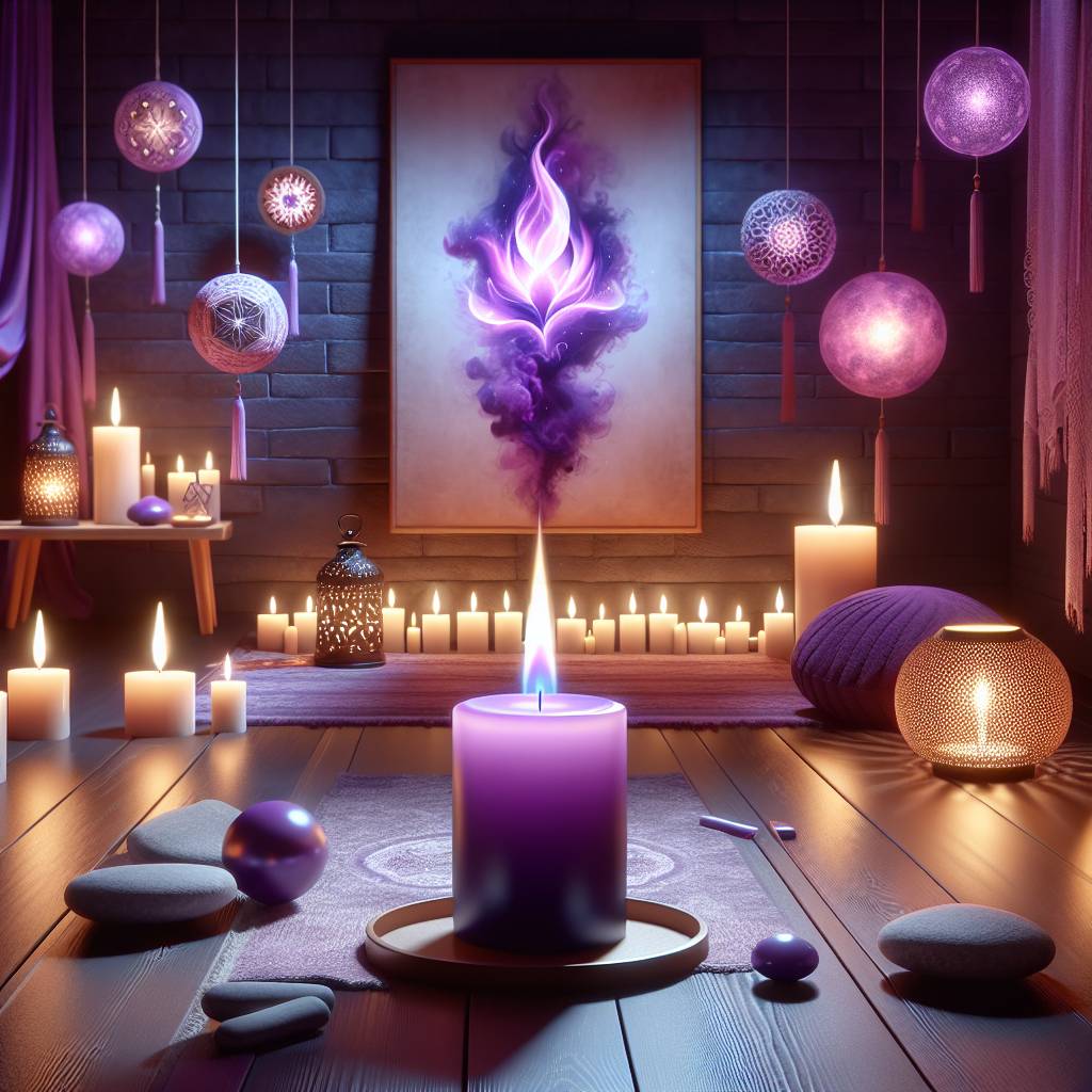 Comment utiliser la flamme violette pour l&rsquo;abondance spirituelle