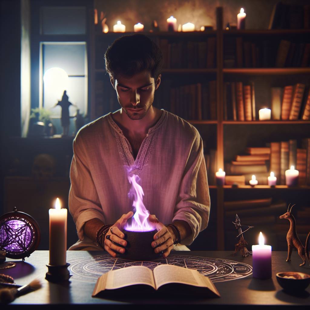 Comment intégrer la flamme violette dans mes rituels spirituels