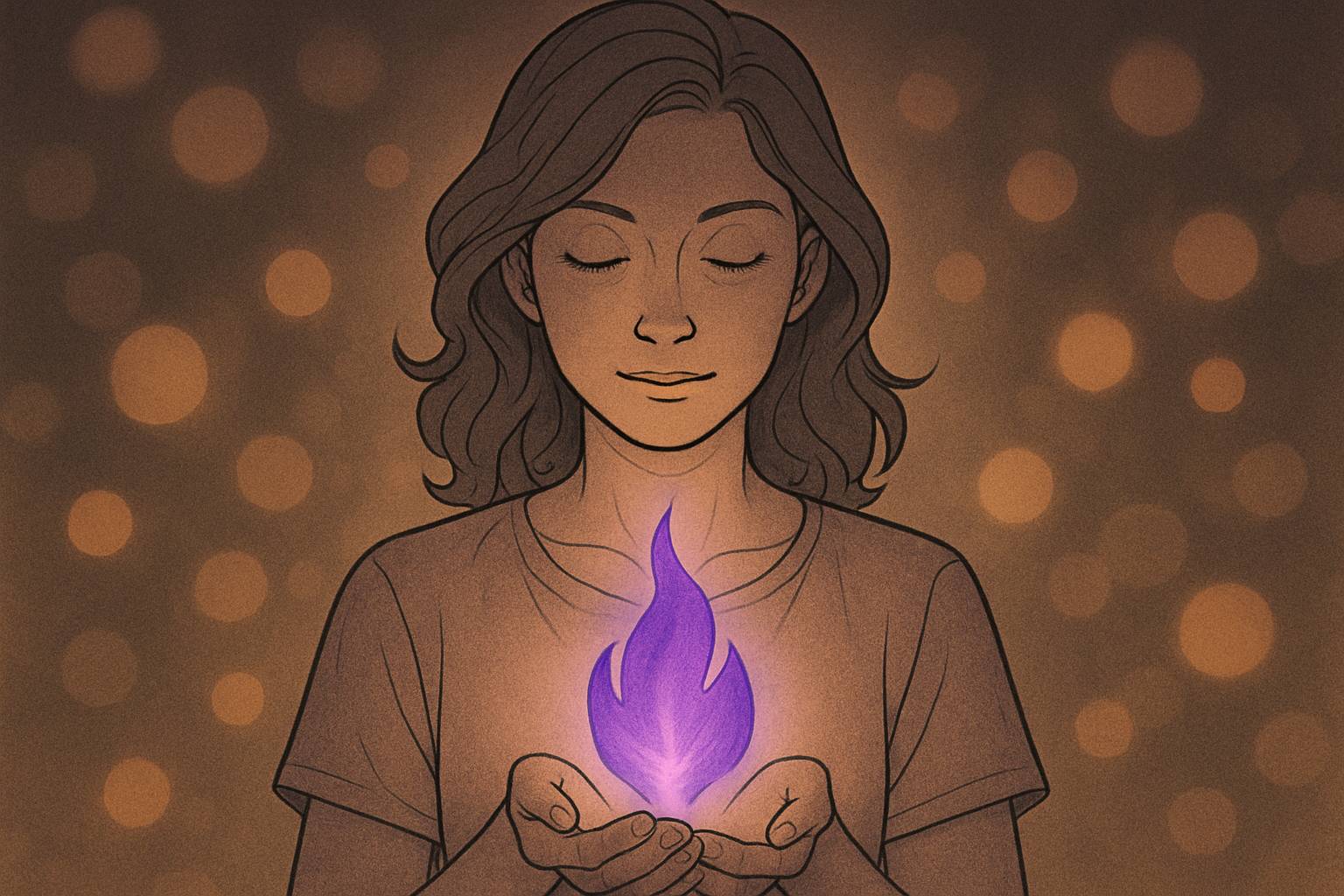 Éveillez votre puissance intérieure grâce à la flamme violette : un voyage de transformation profonde