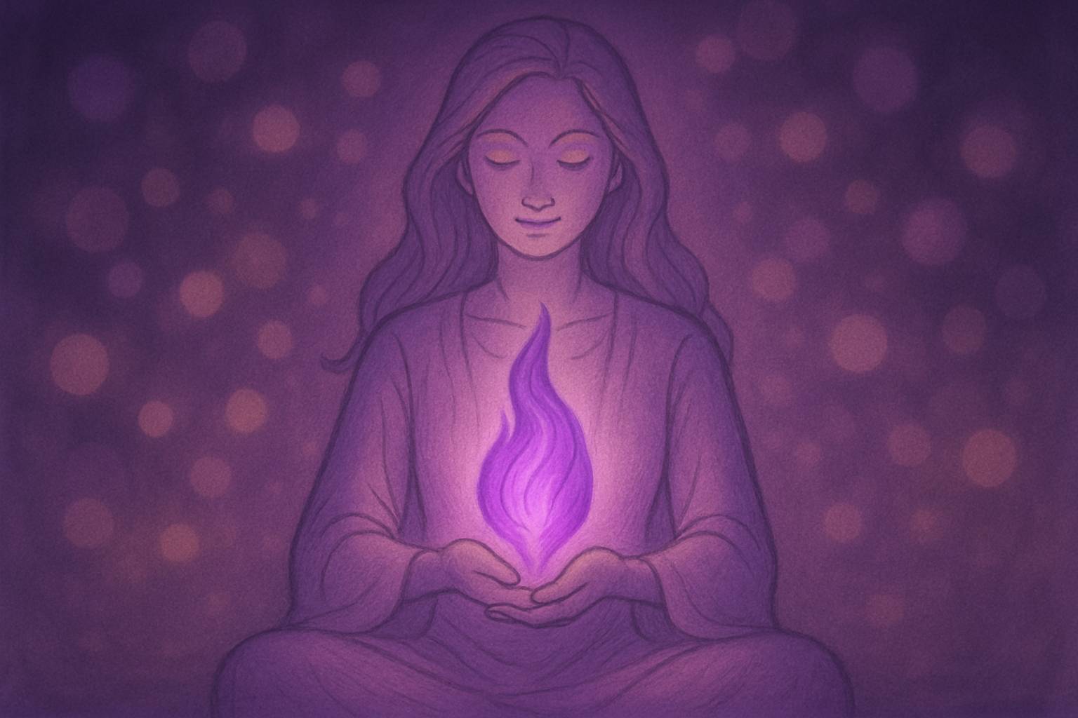 Les fréquences vibratoires de la flamme violette pour l’ascension